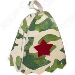Шапка для бани Банные штучки Армейская цвет хаки
